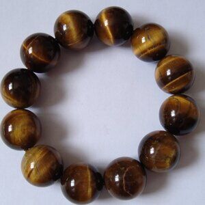 TIGER EYE BALLS BRACELET